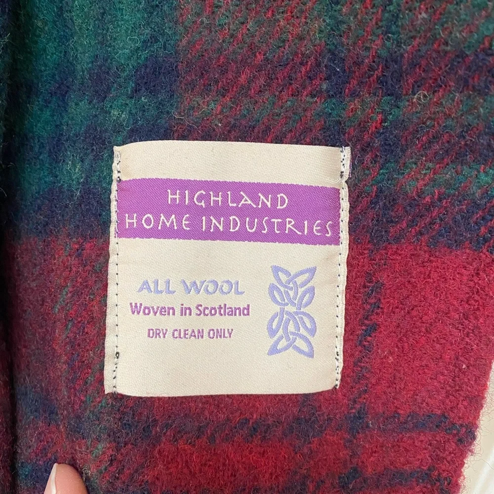 Cozy Tartan Throw Blanket - Red and Green - 48” x 60”